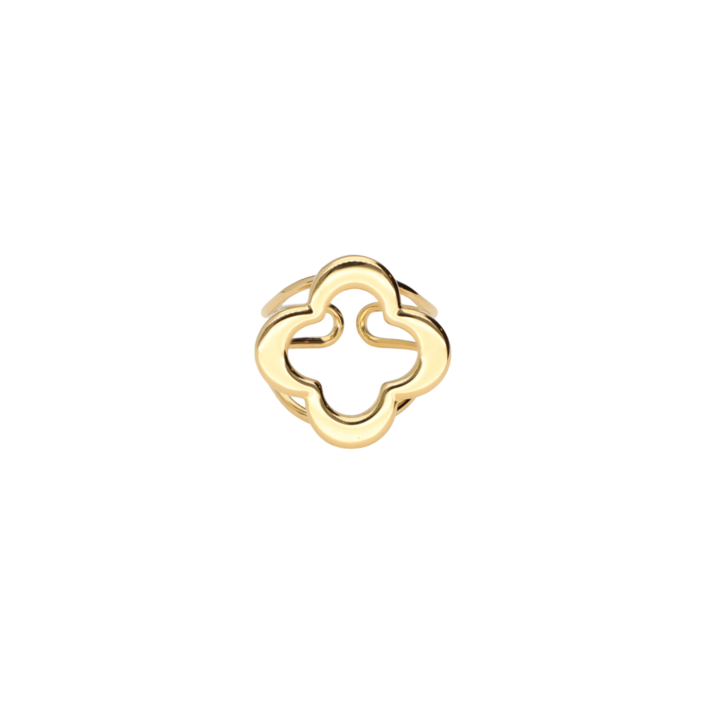 My Jewellery BOLD STATEMENT CLOVER RING - GOLD
