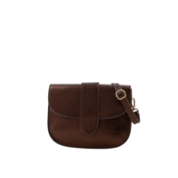 MAAN BAG - METALLIC - DARK BROWN