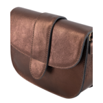 LOTZ & LOT MAAN BAG - METALLIC - DARK BROWN