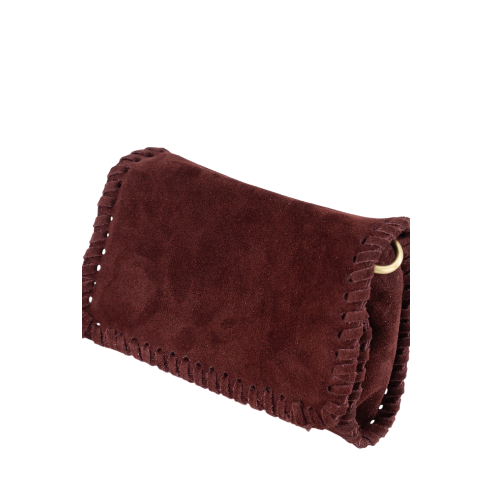 ROMEE SUEDE BAG - BORDEAUX LOTZ & LOT ROMEE SUEDE BAG - BORDEAUX