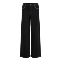 NOELLE STUDDED JEANS - DARK GREY