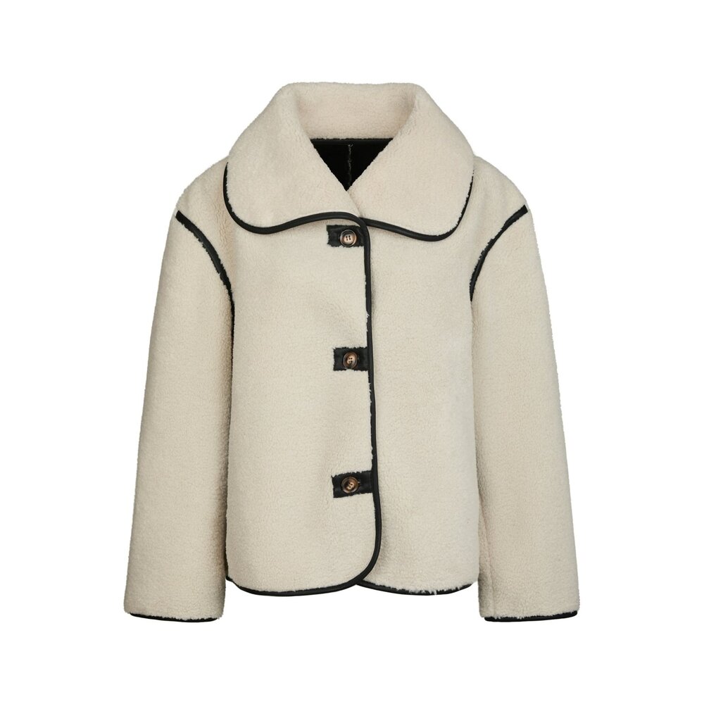 Neo Noir EDMUND TEDDY JACKET - IVORY