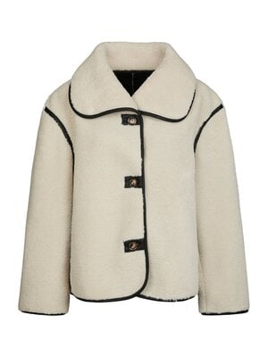 Neo Noir EDMUND TEDDY JACKET - IVORY