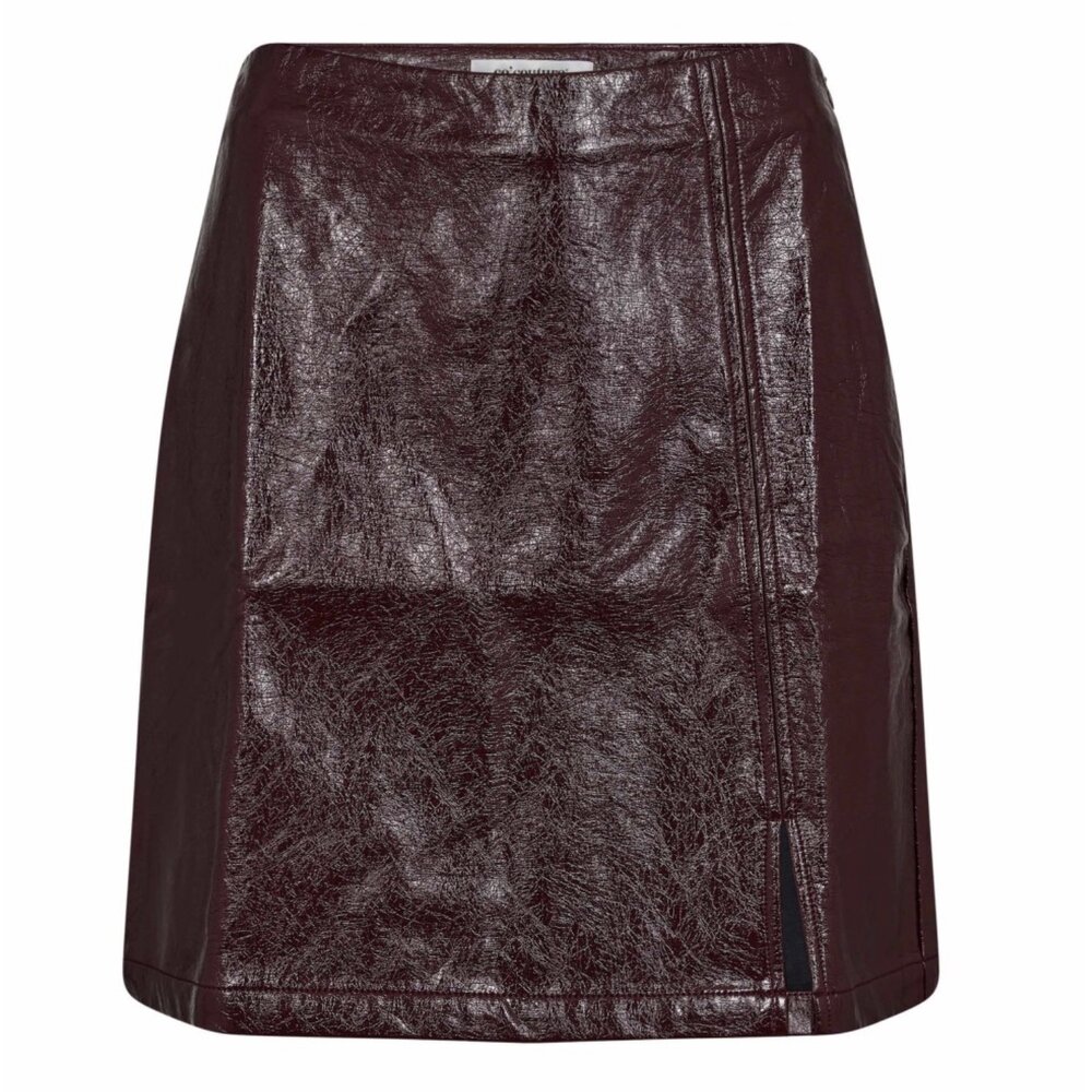 co'couture POSY SKIRT - WINERED