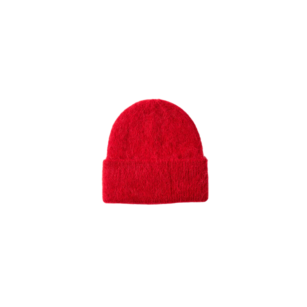 Selected Femme FIONA ALPACA BEANIE - EQUESTRIAN RED