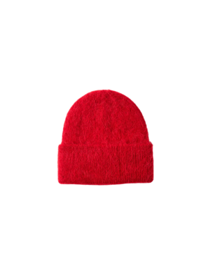 Selected Femme FIONA ALPACA BEANIE - EQUESTRIAN RED