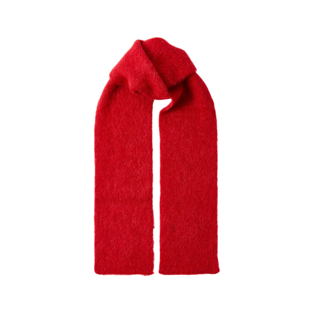 Selected Femme FIONA ALPACA SCARF - EQUESTRIAN RED