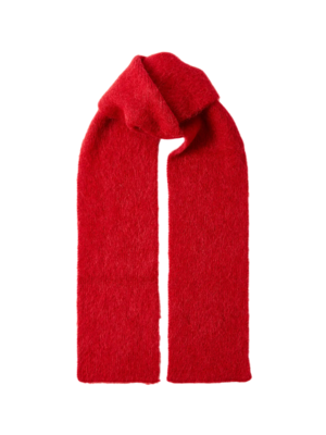 Selected Femme FIONA ALPACA SCARF - EQUESTRIAN RED