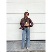 RHUE SLOUCHY FLARE JEANS - CANYON SKY RETRO