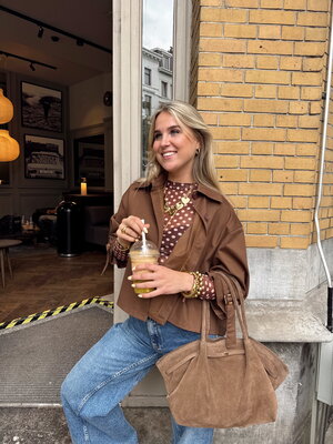 LOTZ & LOT MOZA TRENCH COAT - BROWN