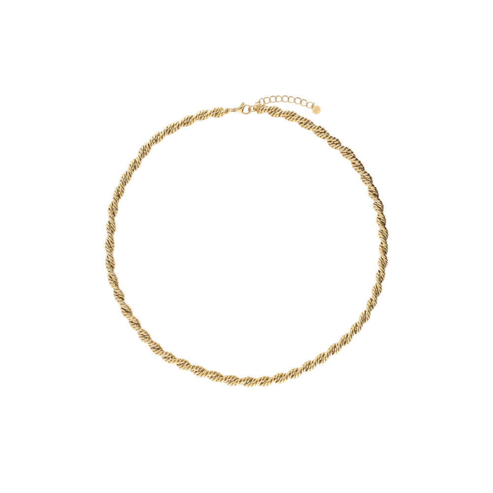 My Jewellery BOLD BIG TWISTED NECKLACE - GOLD