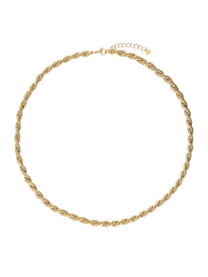 My Jewellery BOLD BIG TWISTED NECKLACE - GOLD