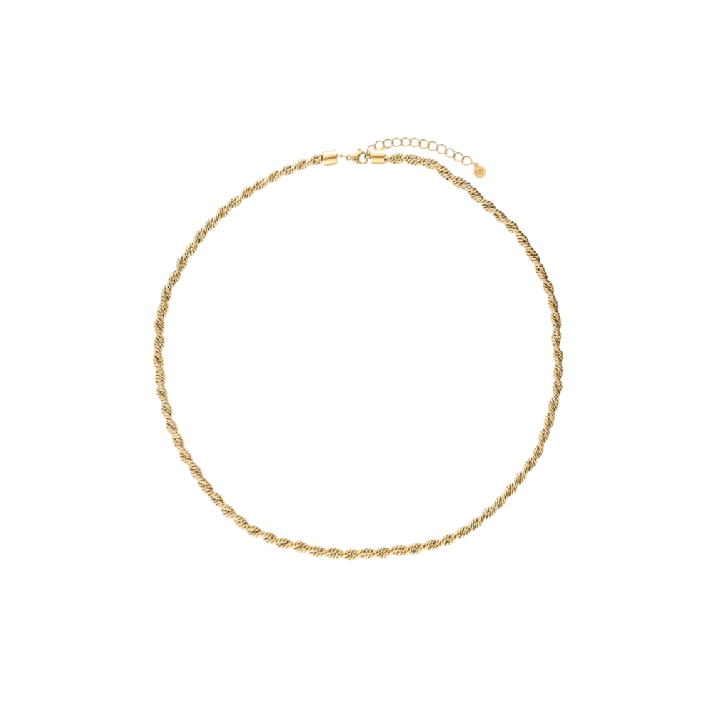 My Jewellery BOLD SMALL TWISTED NECKLACE - GOLD