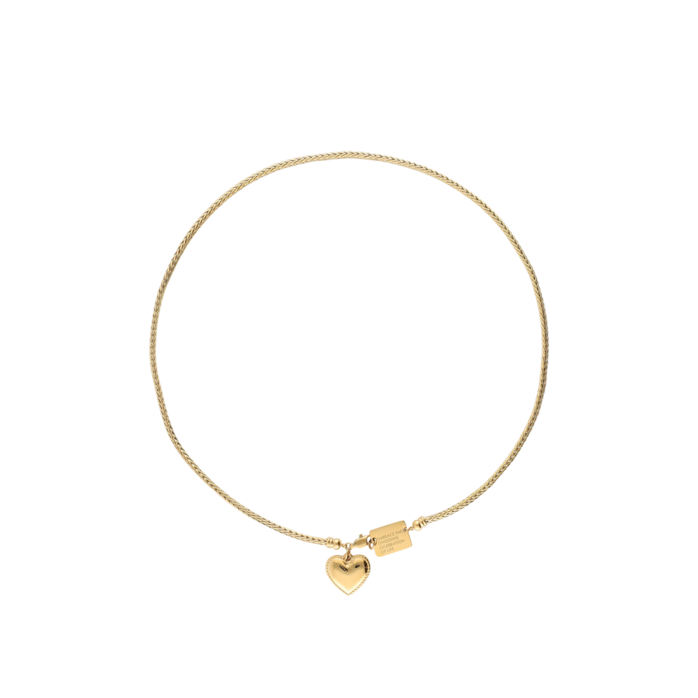 My Jewellery BOLD HEART-SHAPED NECKLACE - GOLD