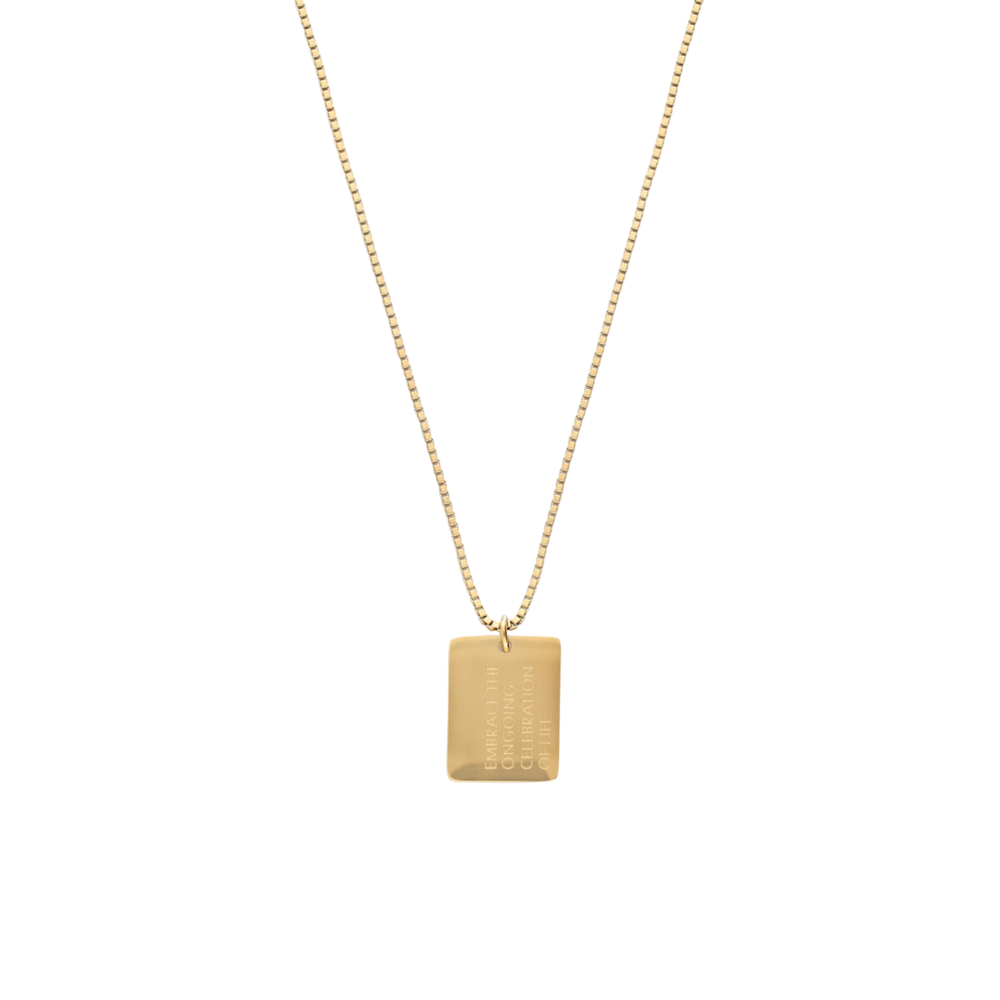 My Jewellery BOLD EMBRACE CHARM NECKLACE - GOLD