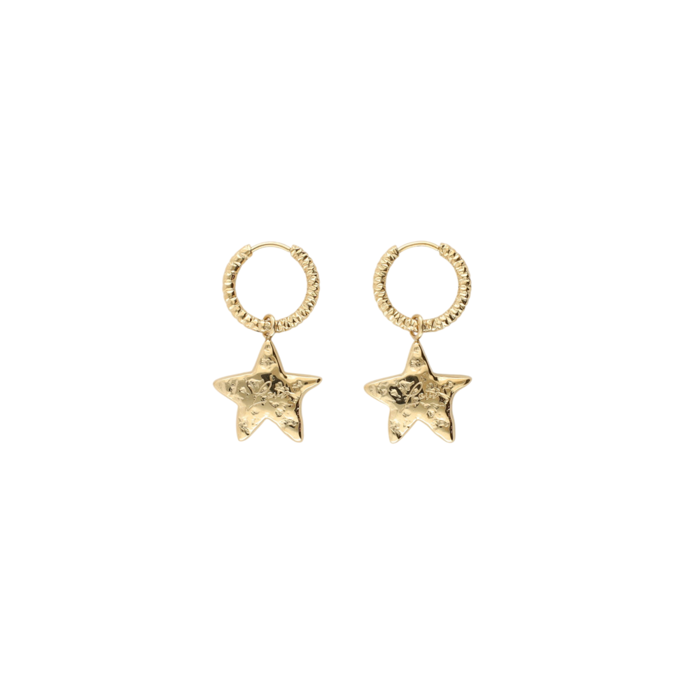 My Jewellery BOLD STAR EARRINGS - GOLD