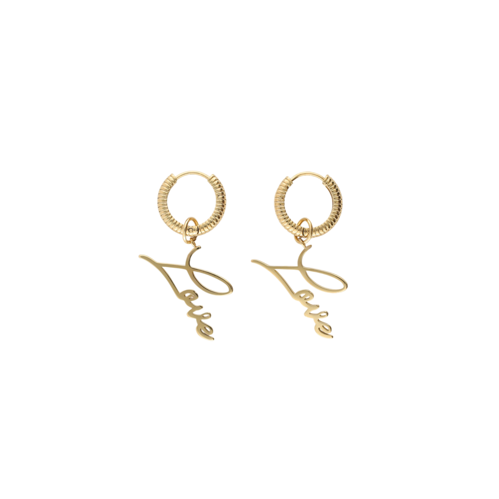 My Jewellery BOLD LOVE EARRINGS - GOLD