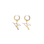 My Jewellery BOLD LOVE EARRINGS - GOLD