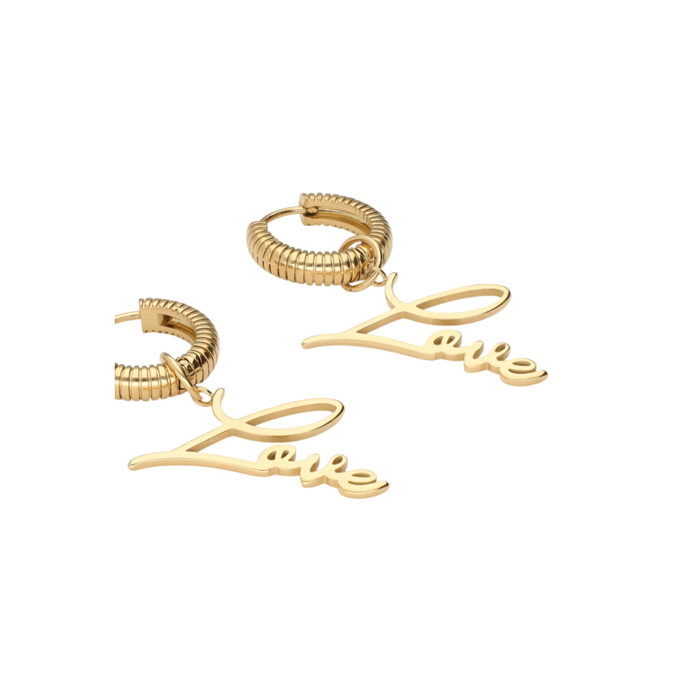 My Jewellery BOLD LOVE EARRINGS - GOLD