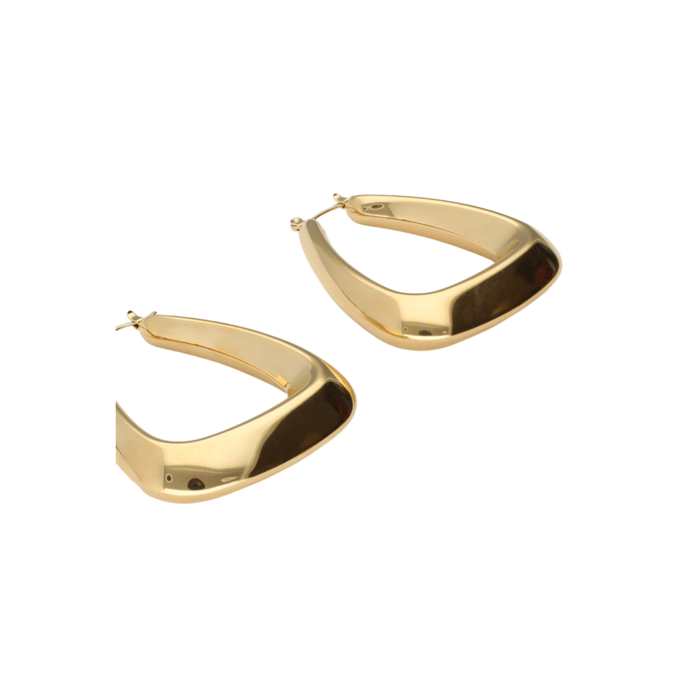 My Jewellery BOLD LARGE TRIANGLE EARRINGS - GOLD