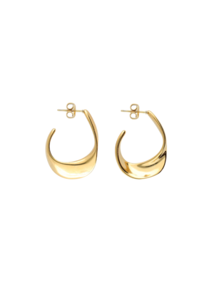 My Jewellery BOLD OVAL OPEN EARRINGS - GOLD