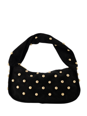 LOTZ & LOT LOTTIE SUEDE BAG - BLACK