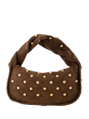 LOTZ & LOT LOTTIE SUEDE BAG - TAUPE