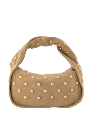 LOTZ & LOT LOTTIE SUEDE BAG - SAND