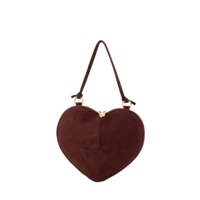 LAMOUR SUEDE BAG - BORDEAUX