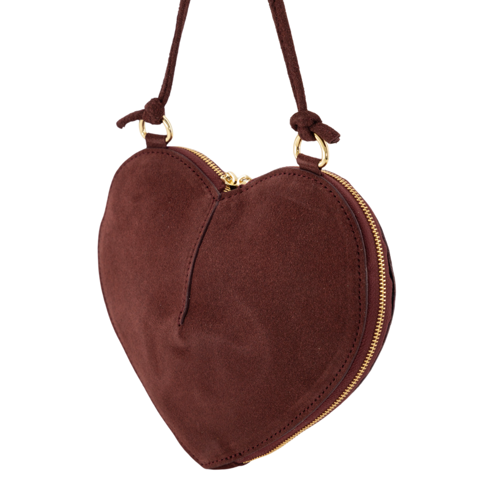 LOTZ & LOT LAMOUR SUEDE BAG - BORDEAUX