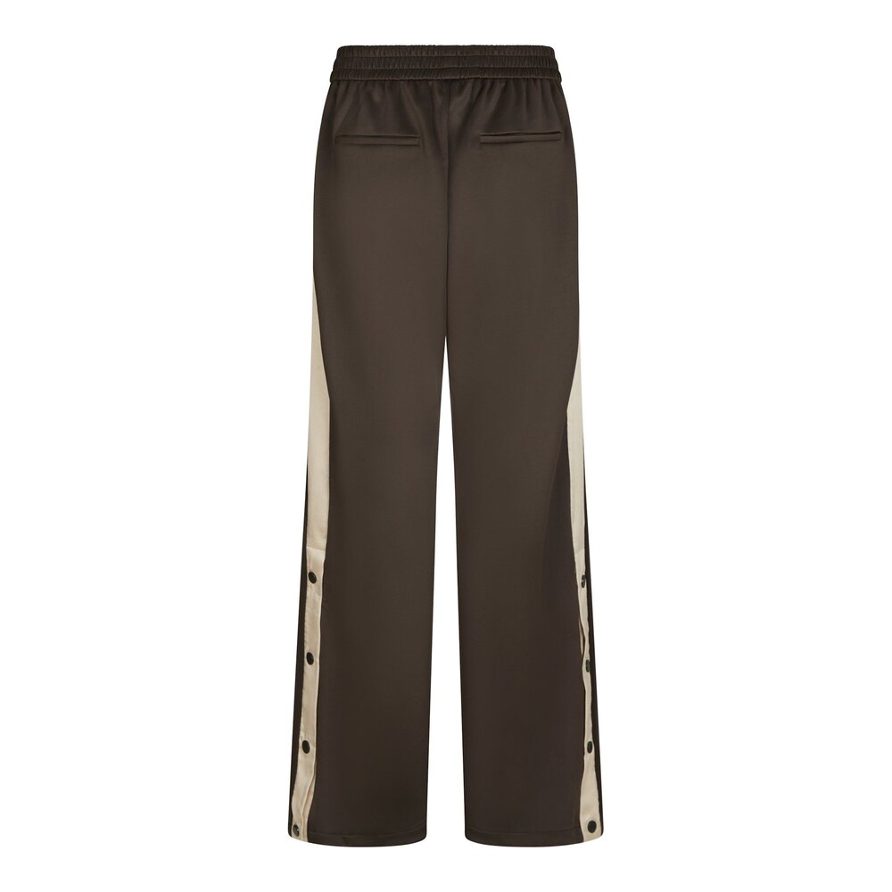 Neo Noir PUGGY TRACK SUIT PANTS - DARK BROWN
