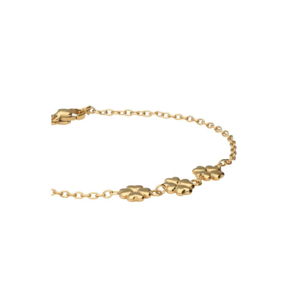 THREE CLOVER BRACELET - GOLD My Jewellery THREE CLOVER BRACELET - GOLD