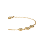 THREE CLOVER BRACELET - GOLD My Jewellery THREE CLOVER BRACELET - GOLD