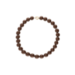 STATEMENT ROUND BEAD NECKLACE - BROWN My Jewellery STATEMENT ROUND BEAD NECKLACE - BROWN