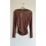 LOTZ & LOT LARO TOP - DARK BROWN
