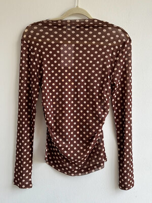 LOTZ & LOT LARO TOP - DARK BROWN