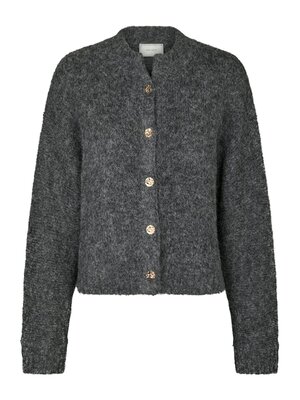 Neo Noir TAURA FLUFFY KNIT - ANTRACIT