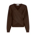 ZINELLE HOPE WRAP PULLOVER - SLATE BLACK MEL ZINELLE HOPE WRAP PULLOVER - SLATE BLACK MEL