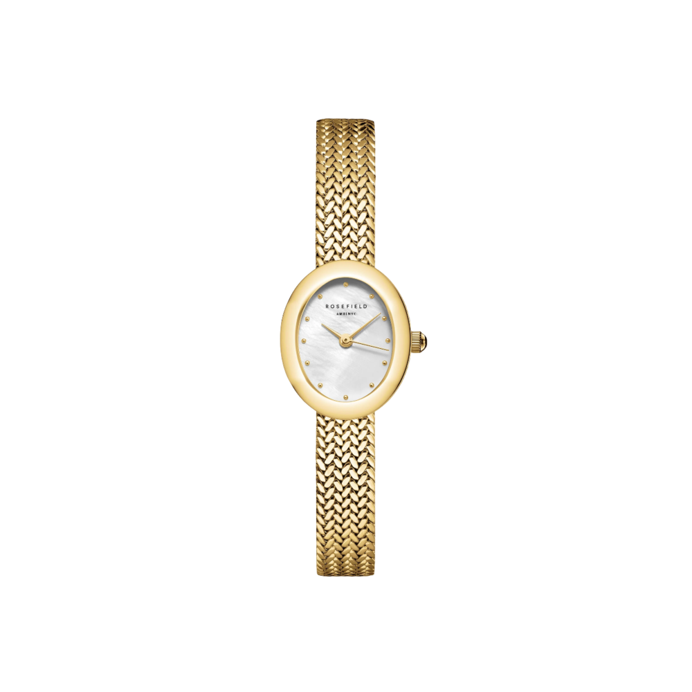 MINI OVAL WATCH - GOLD Rosefield MINI OVAL WATCH - GOLD