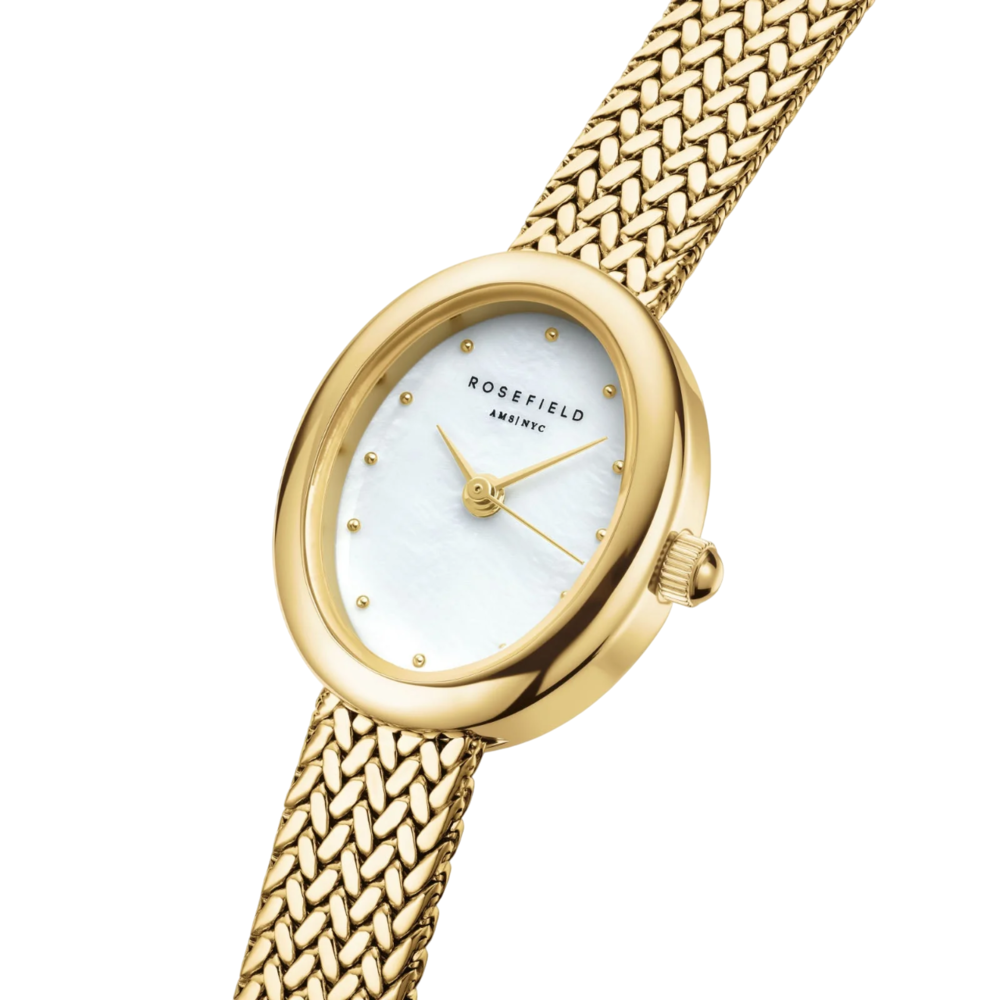 MINI OVAL WATCH - GOLD Rosefield MINI OVAL WATCH - GOLD