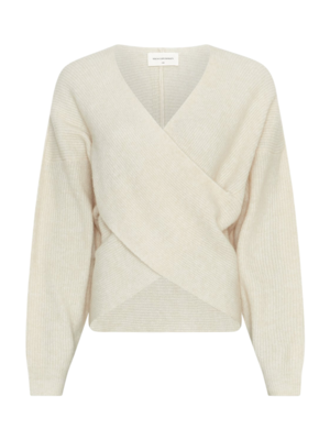ZINELLA HOPE WRAP PULLOVER - ECRU