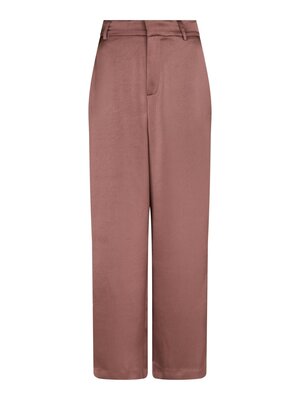Neo Noir EMMETT HEAVY SATEEN PANTS - DARK ROSE