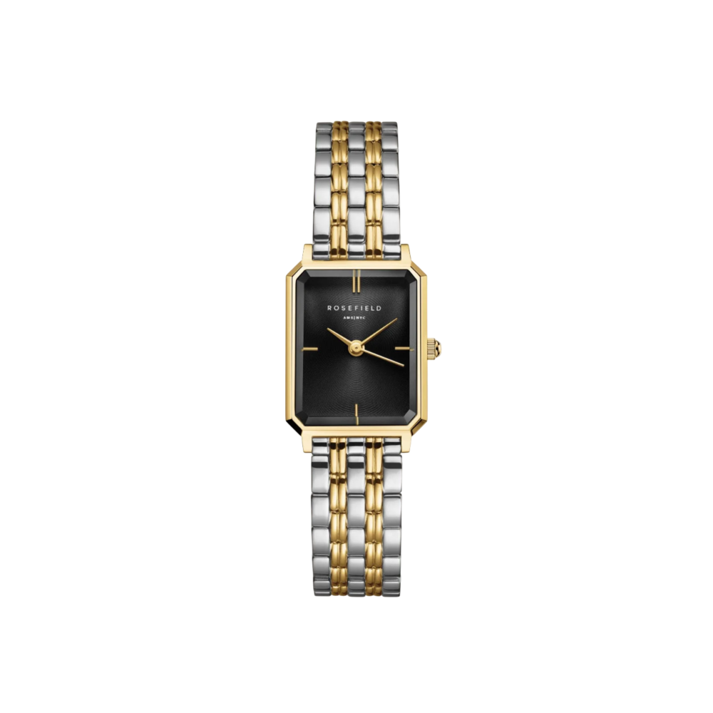 OCTAGON XS WATCH - BLACK/DUOTONE Rosefield OCTAGON XS WATCH - BLACK/DUOTONE