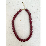 BO NECKLACE - BORDEAUX By Jam BO NECKLACE - BORDEAUX