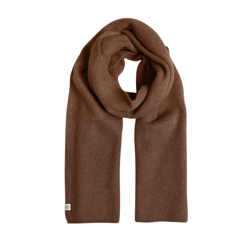 ICON SCARF - SLATE BLACK MEL ICON SCARF - SLATE BLACK MEL