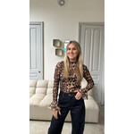 LOTZ & LOT ELINE MESH TOP - LEOPARD