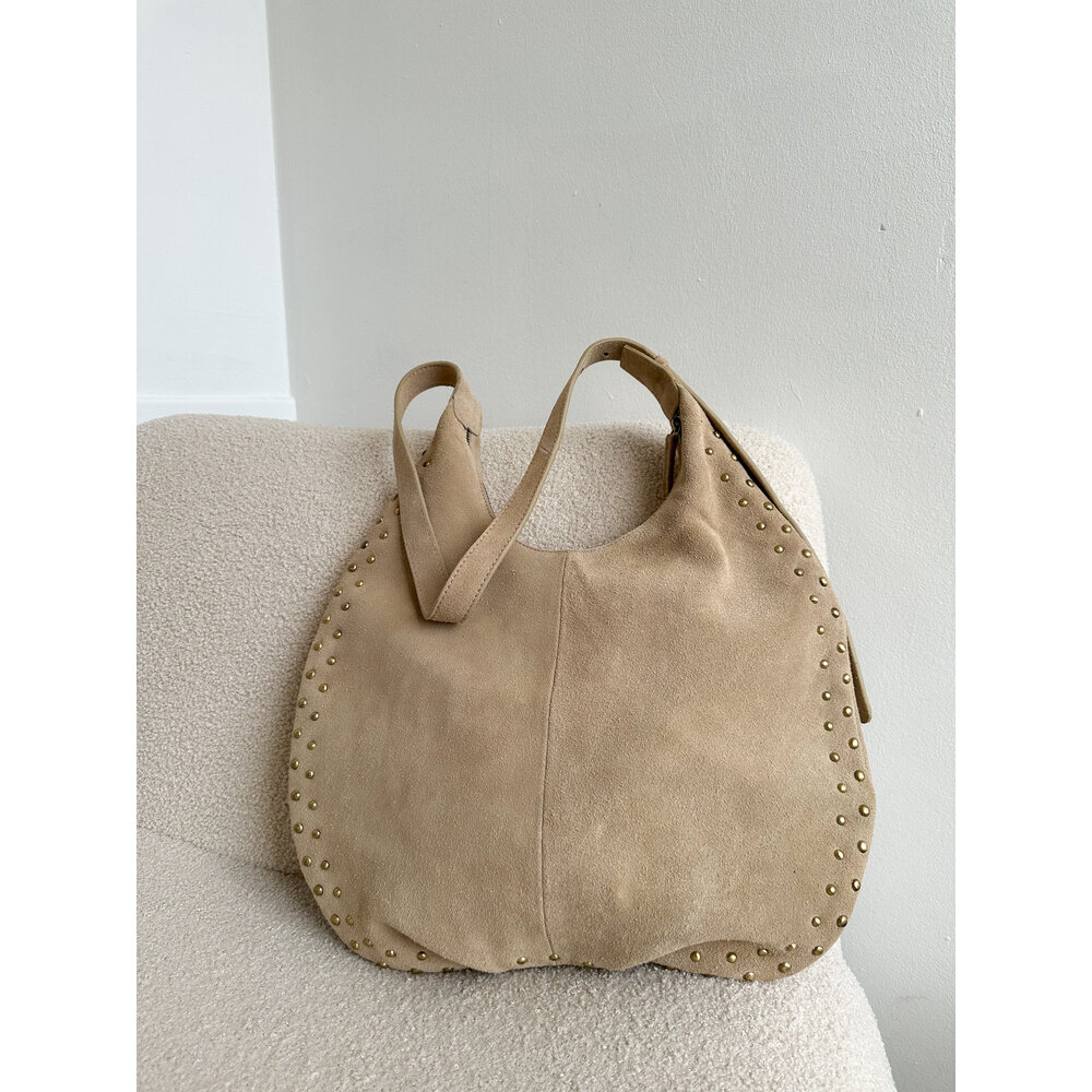 MARIT STUDS SHOPPER - BEIGE DSTRCT MARIT STUDS SHOPPER - BEIGE