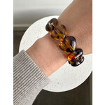 BO BRACELET - HEART/BROWN By Jam BO BRACELET - HEART/BROWN