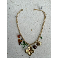 KATE NECKLACE - FLOWER/GOLD