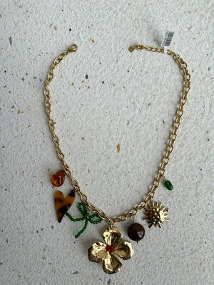 By Jam KATE NECKLACE - FLOWER/GOLD